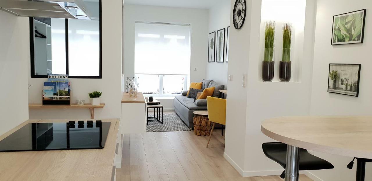 Le P'Tit Atelier, Terrasse Privative Apartment Лориан Екстериор снимка